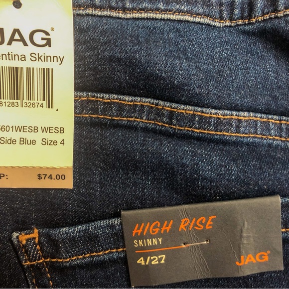 Jag Jeans Style Valentina High Rise Skinny Size 4 - Picture 7 of 9